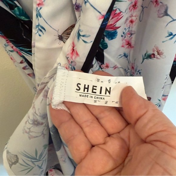 SHEIN Striped and Floral Print Dress - Picture 7 of 10